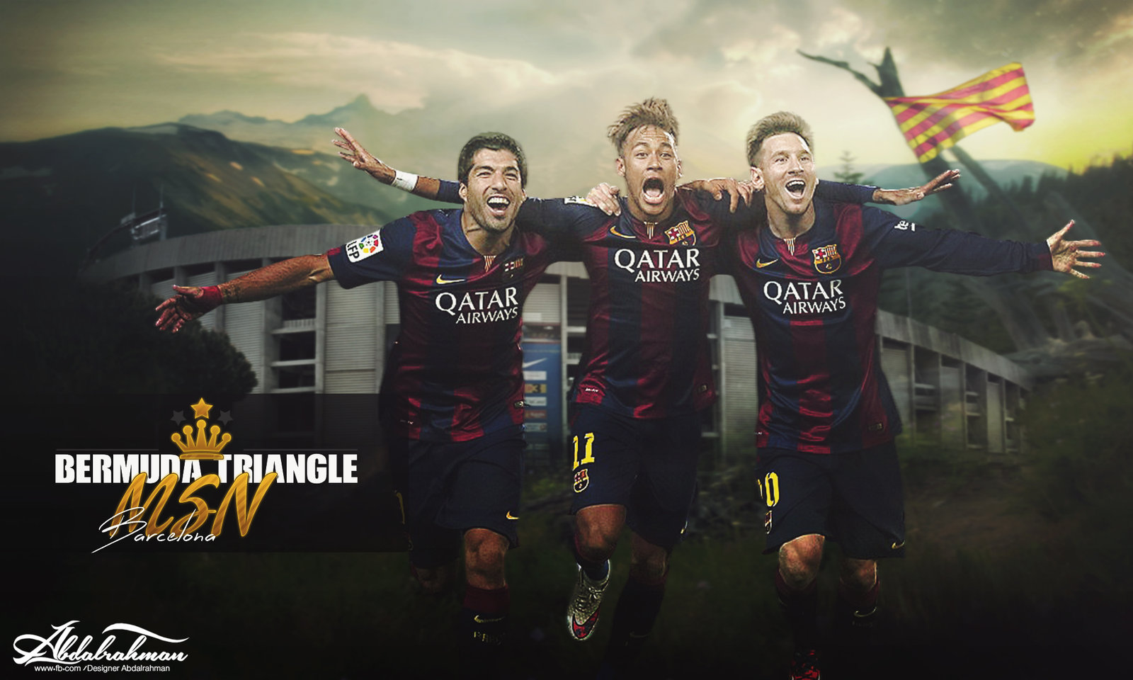 Fc Barcelona Wallpapers Wallpaper - Messi Suarez Neymar Wallpaper 2017 - HD Wallpaper 