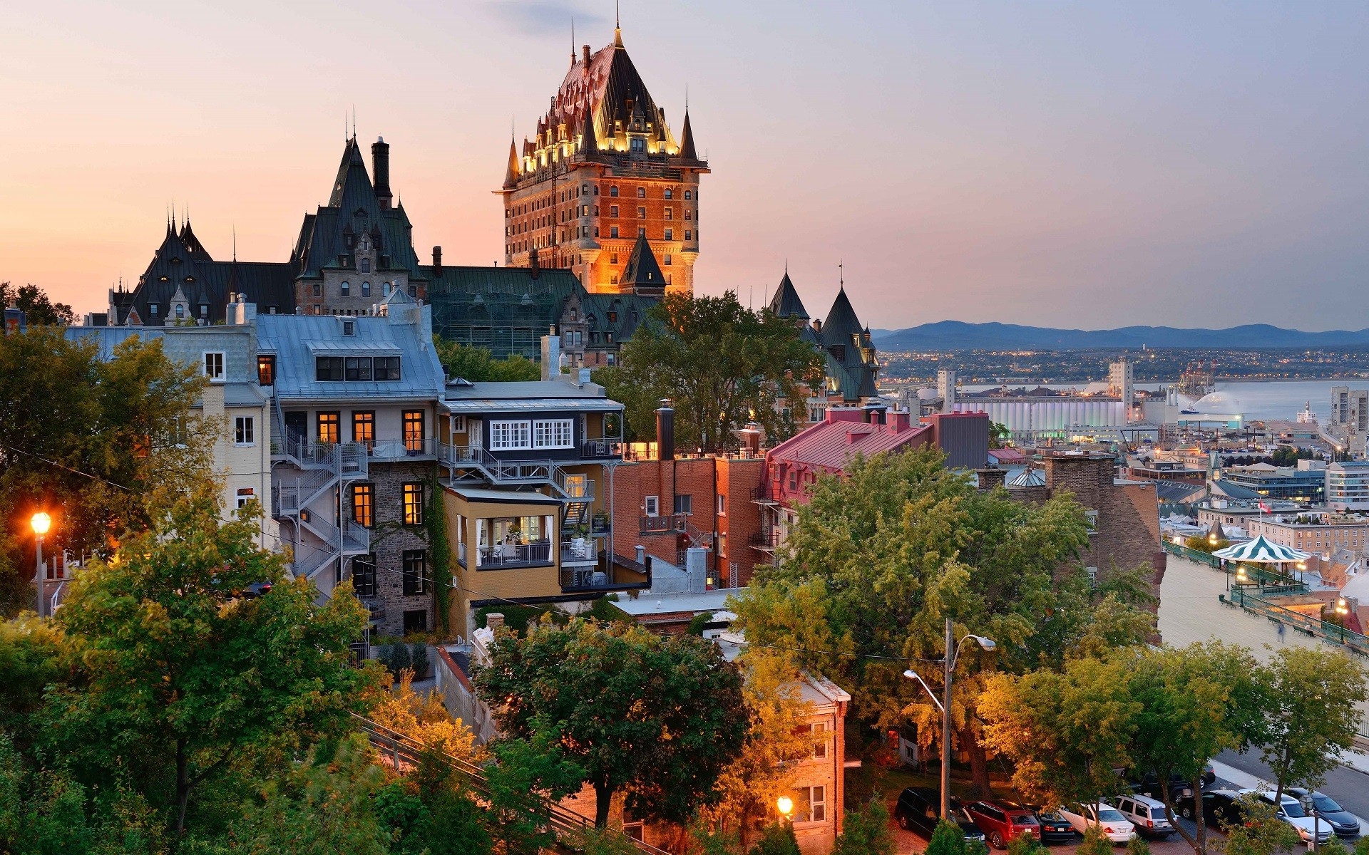 Canada, Quebec, Buildings, - Château Frontenac - HD Wallpaper 