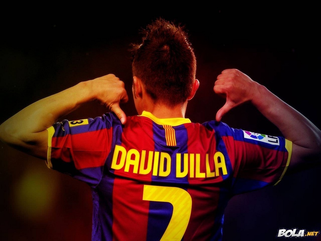 David Villa Fc Barcelona Wallpaper - HD Wallpaper 