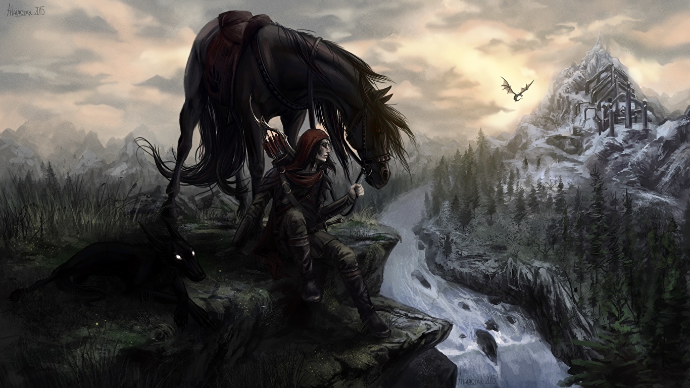 Skyrim Art Bleak Falls Barrow - HD Wallpaper 