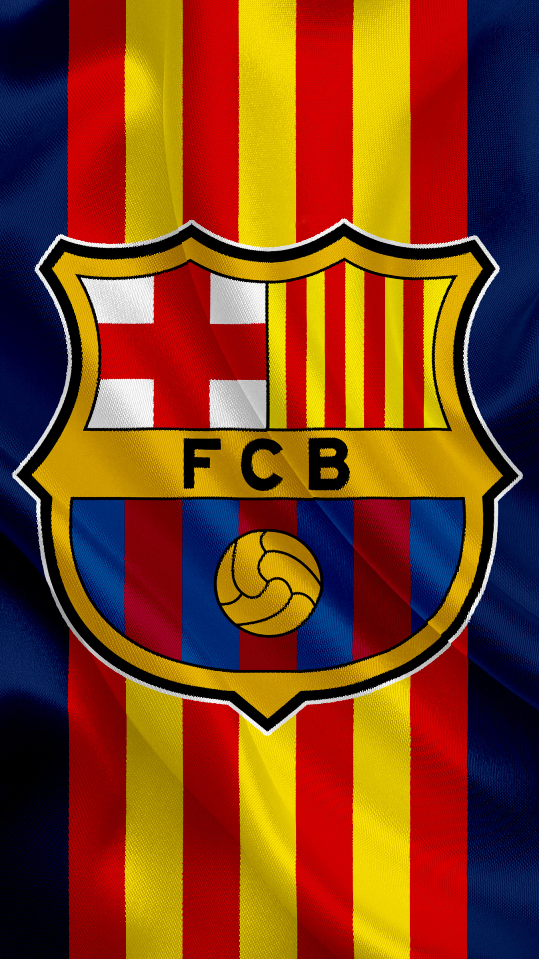 Fc Barcelona Logo 4k - 1080x1920 Wallpaper 