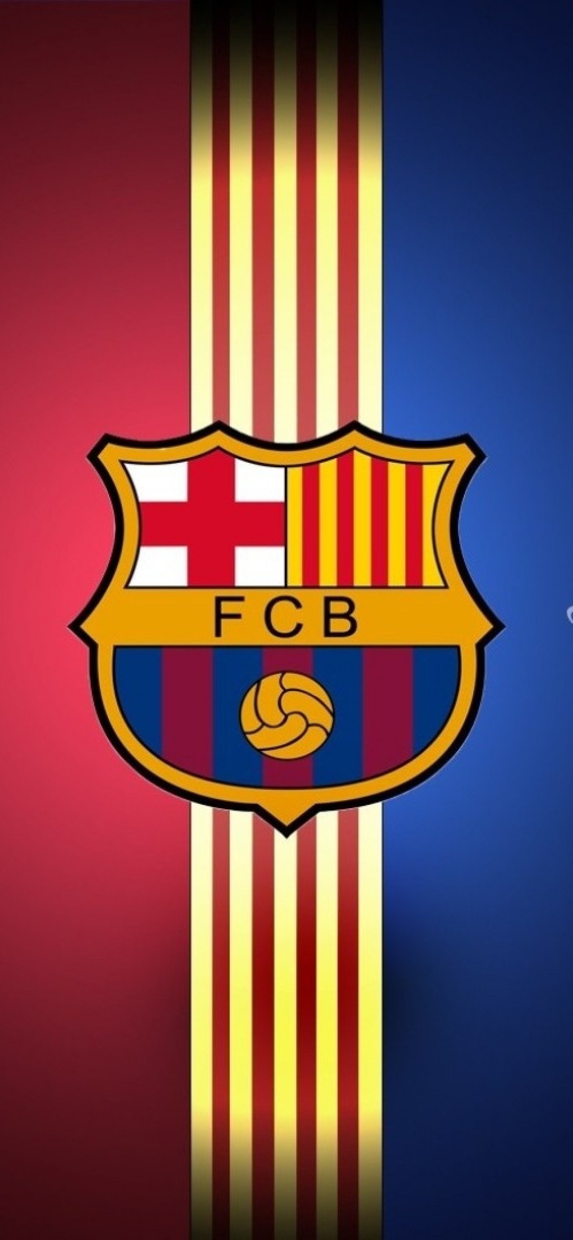 Fc Barcelona, Club Logo - Fc Barcelona Wallpaper Iphone X - HD Wallpaper 