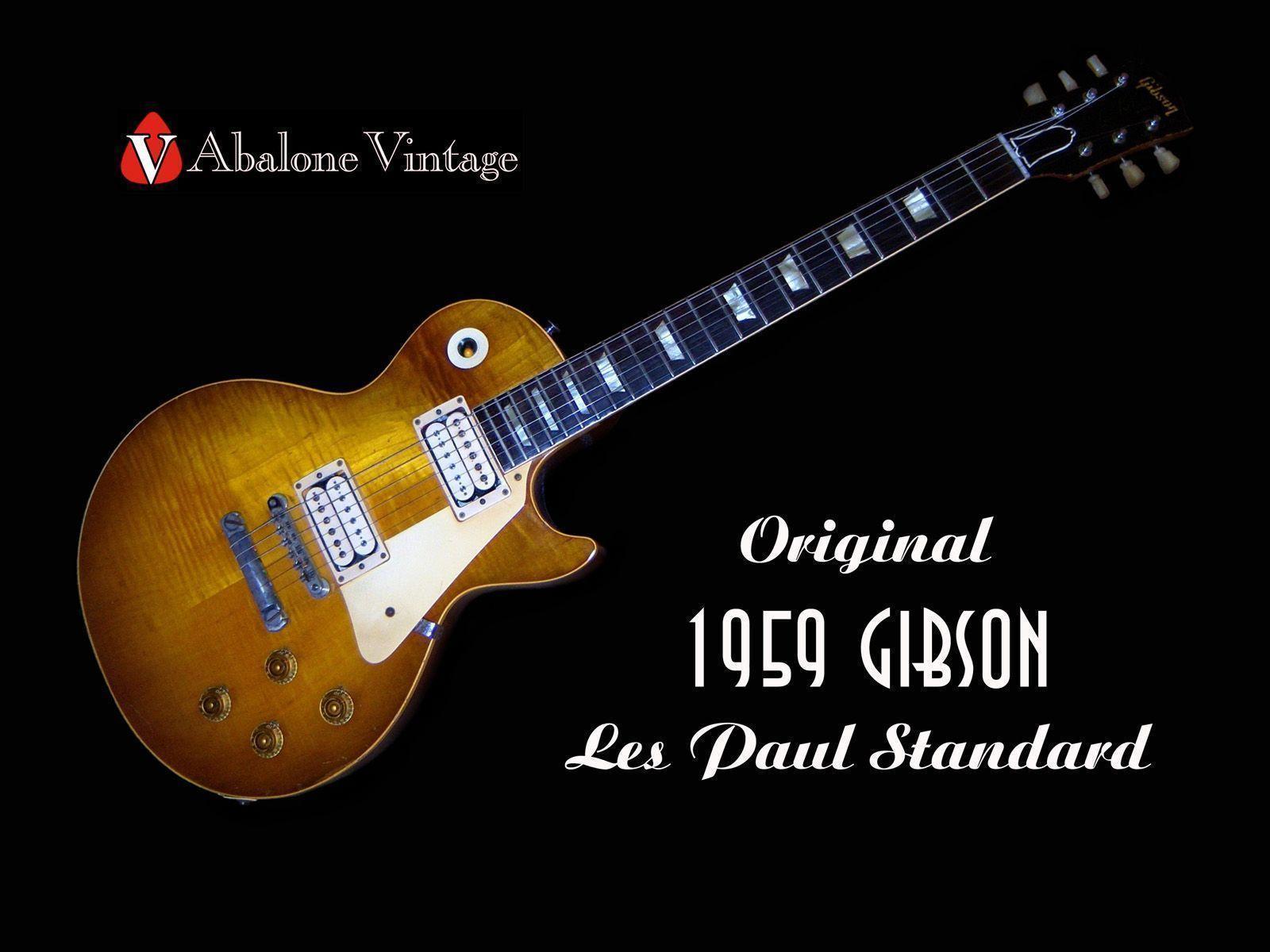 1959 Gibson Les Paul Standard Guitar - HD Wallpaper 