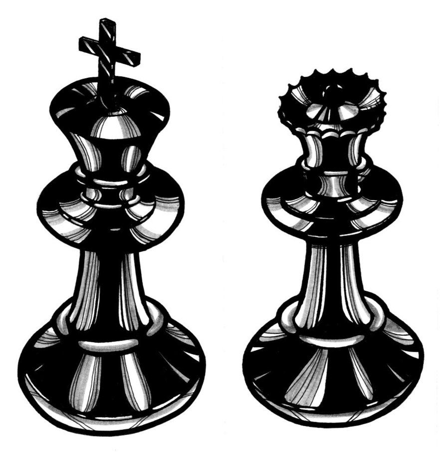 King Chess Piece Tattoo Designs - HD Wallpaper 