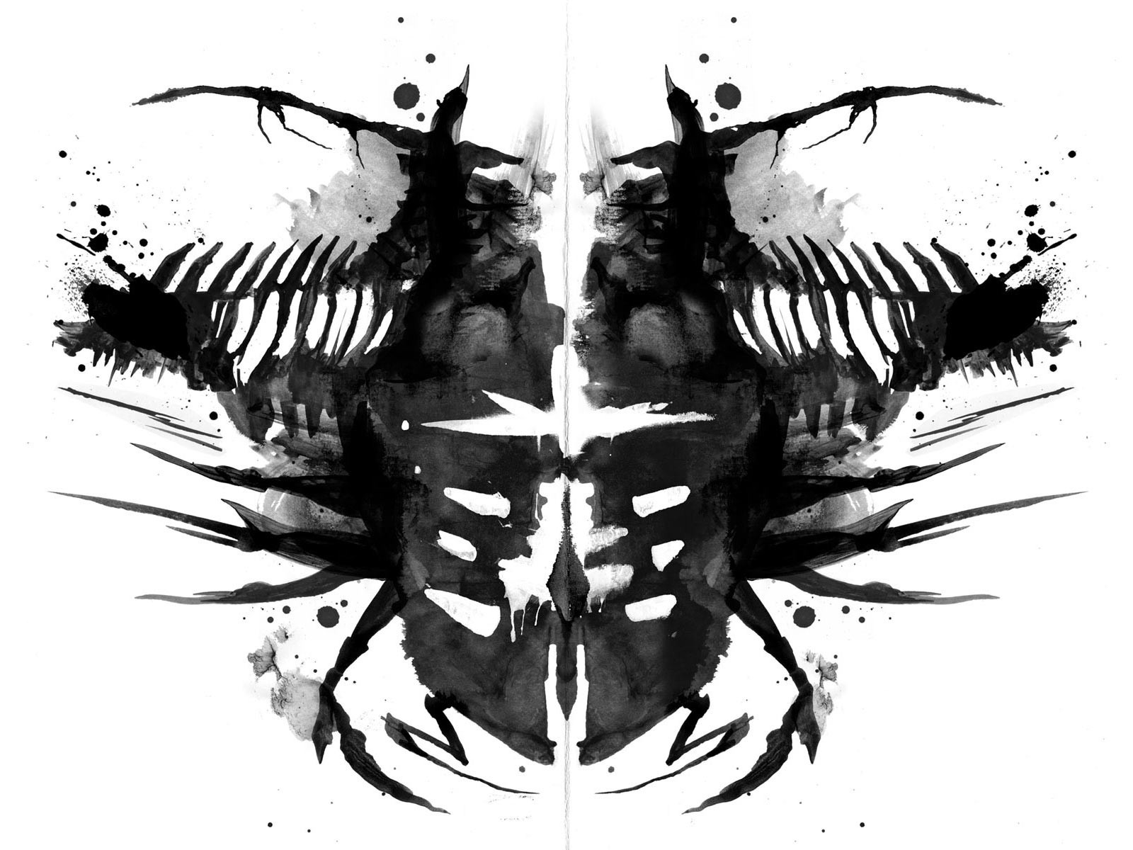 Dead Space Inkblot - HD Wallpaper 