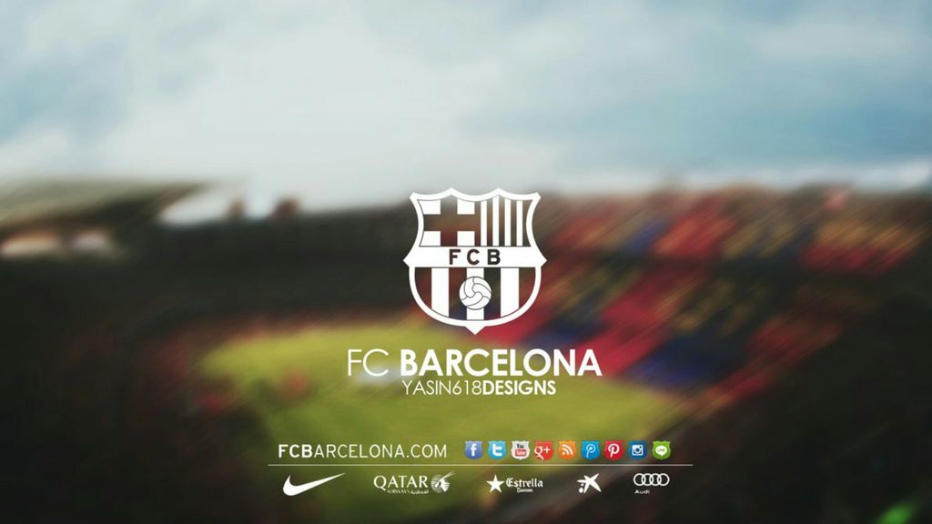Barca, Logo, And Wallpaper Image - Fc Barcelona Art - HD Wallpaper 
