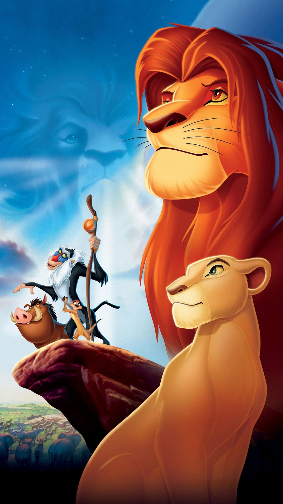 Cartoon Lion King Iphone 6 Wallpapers Hd - 1080x1920 Wallpaper 