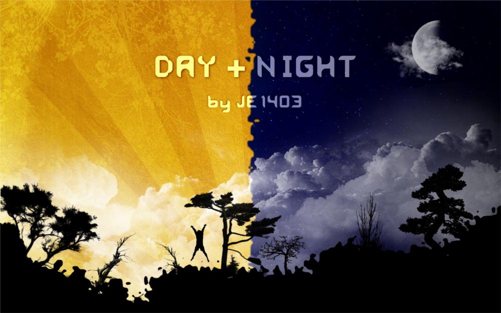 Day And Night Live Wallpaper - Day Night Scenery - 1000X625 Wallpaper