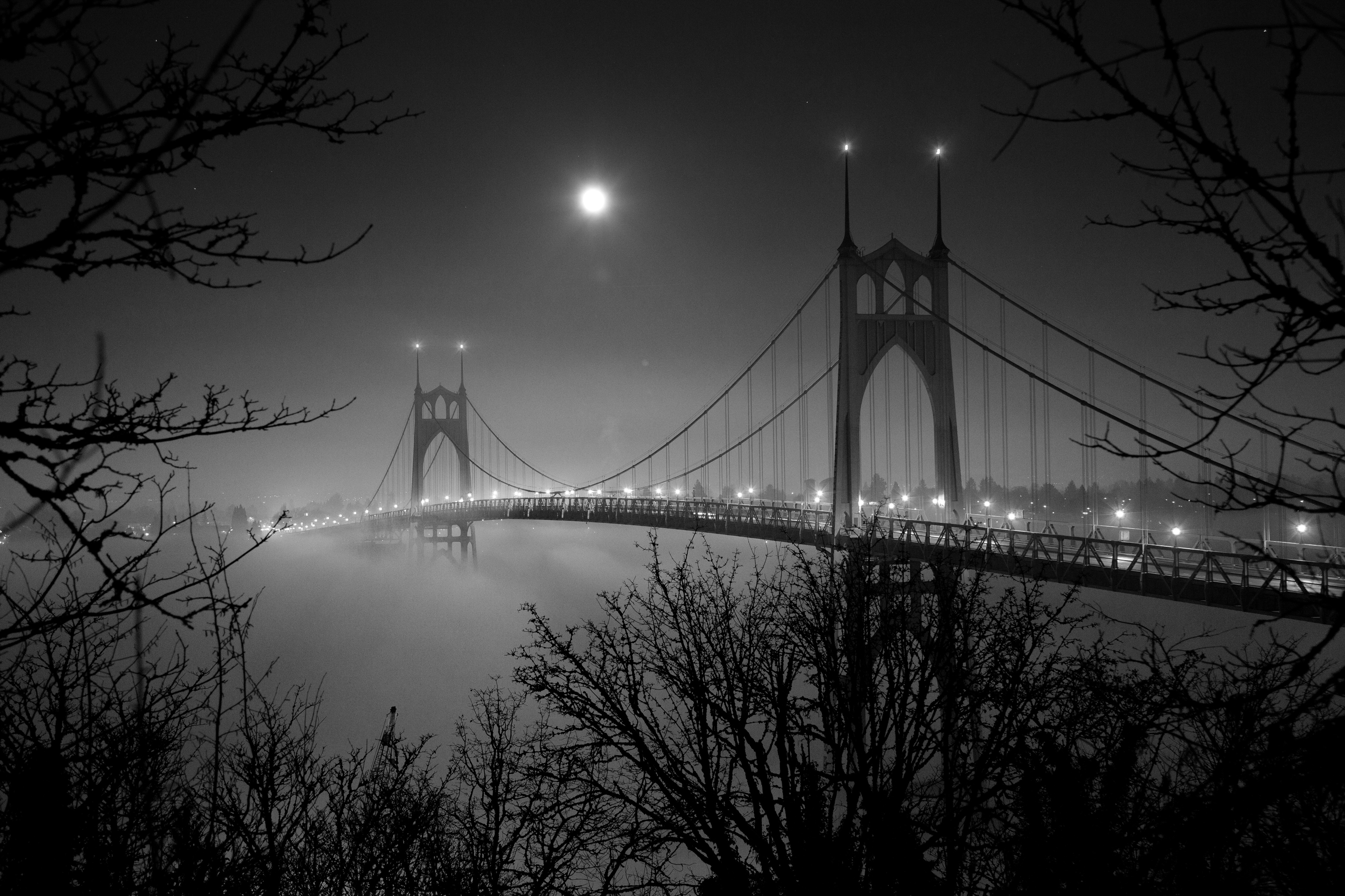 St Johns Bridge High Resolution - HD Wallpaper 