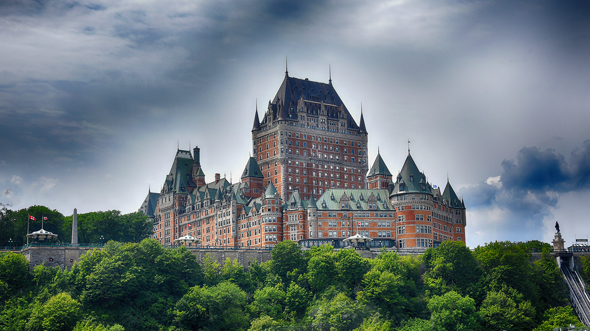 Chateau Frontenac - HD Wallpaper 