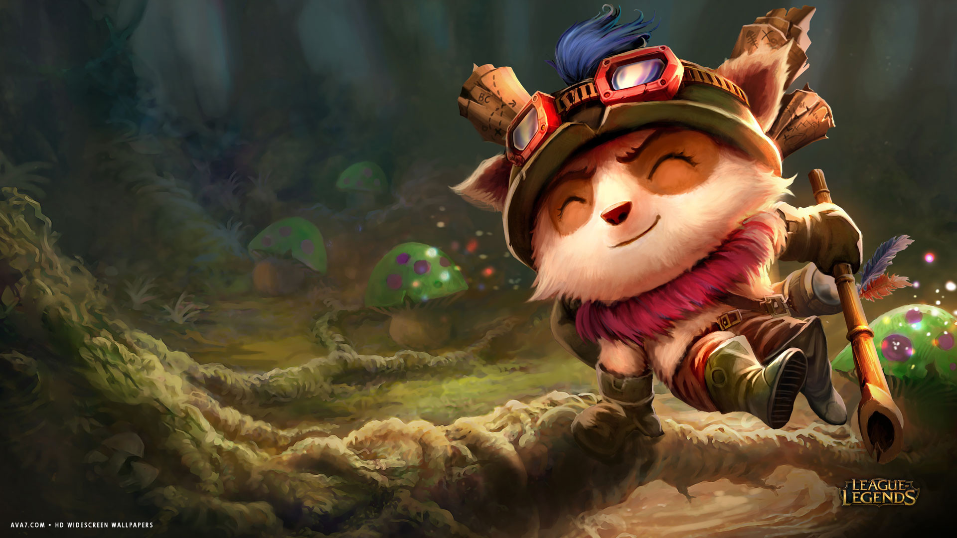 League Of Legends Game Lol Teemo Small Cute Hd Widescreen - Ali League Of Legends - HD Wallpaper 