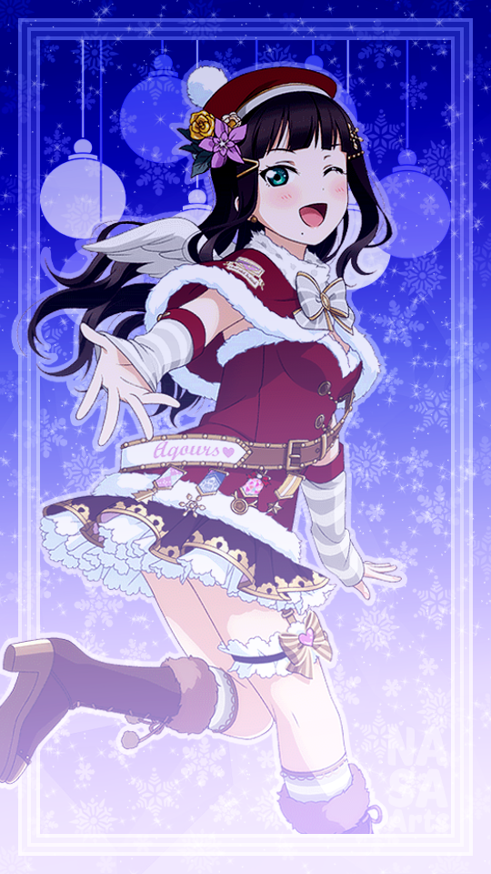 Love Live Sunshine Christmas 540x960 Wallpaper teahub.io