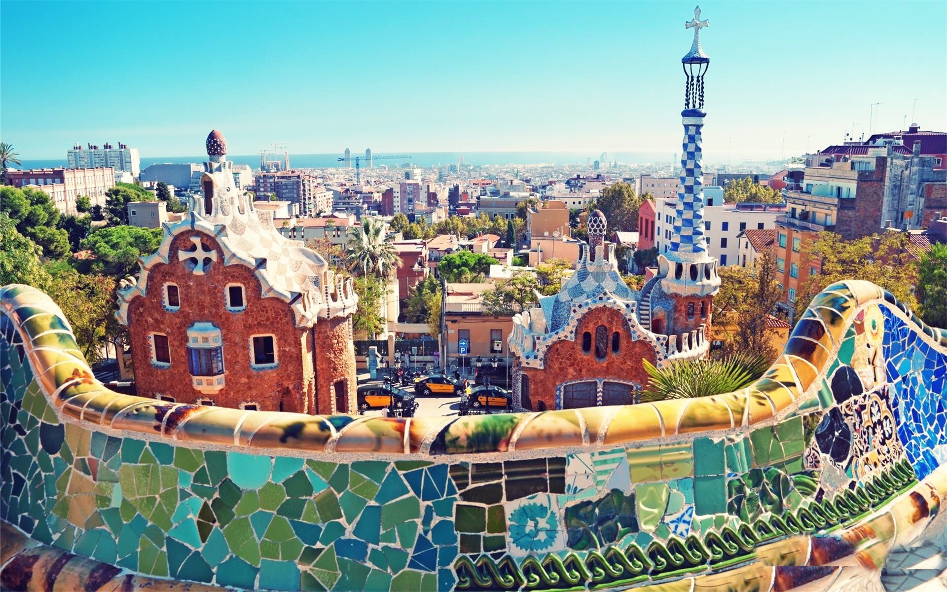 Deedragongirl Images Barcelona Hd Wallpaper And Background - Park Güell - HD Wallpaper 