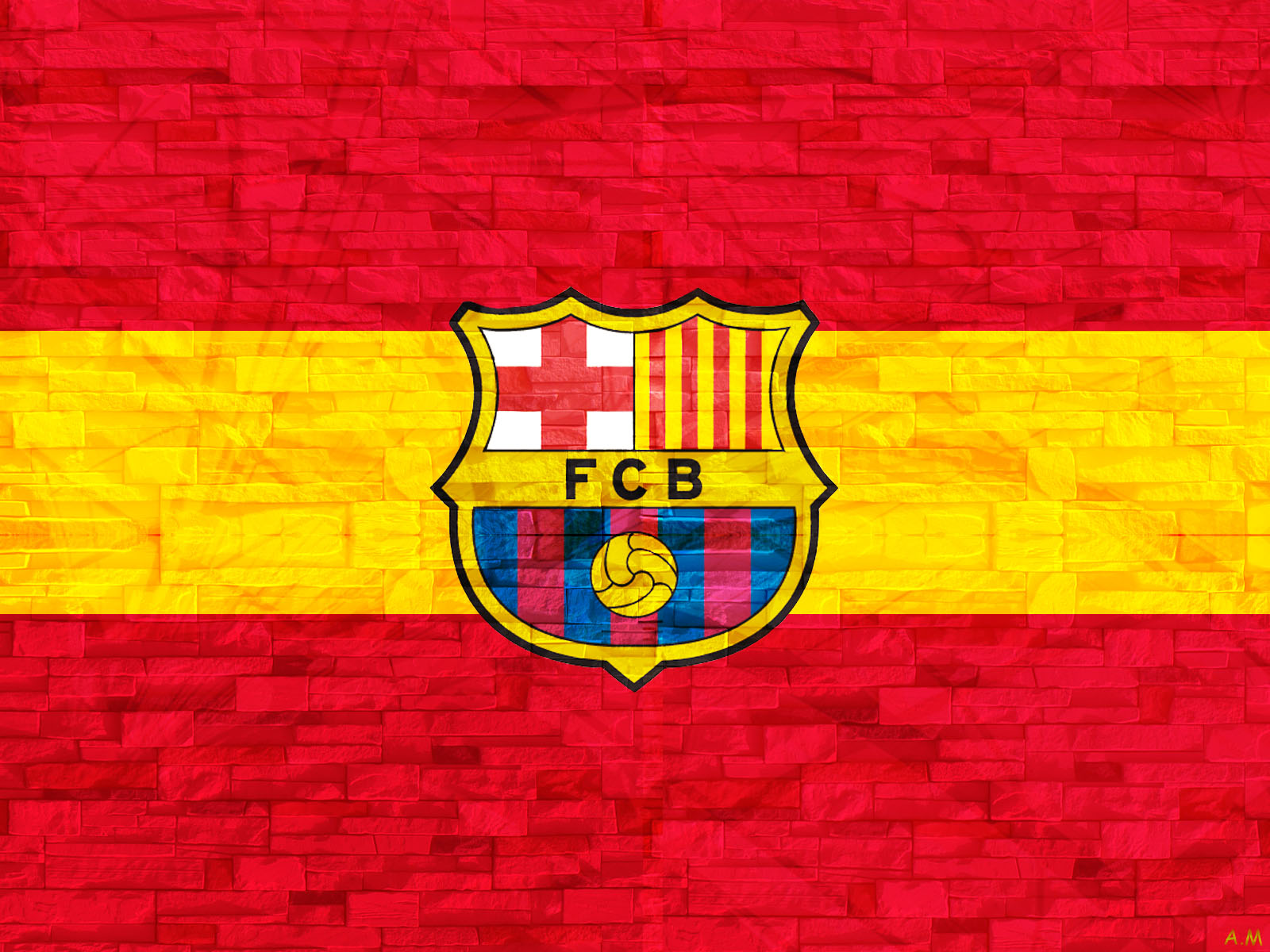 Fc Barcelona Logo Wallpaper - HD Wallpaper 