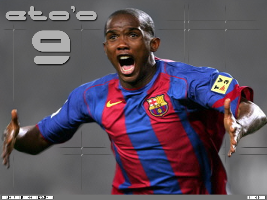Barça S Players Wallpaper - Samuel Eto O Best - HD Wallpaper 
