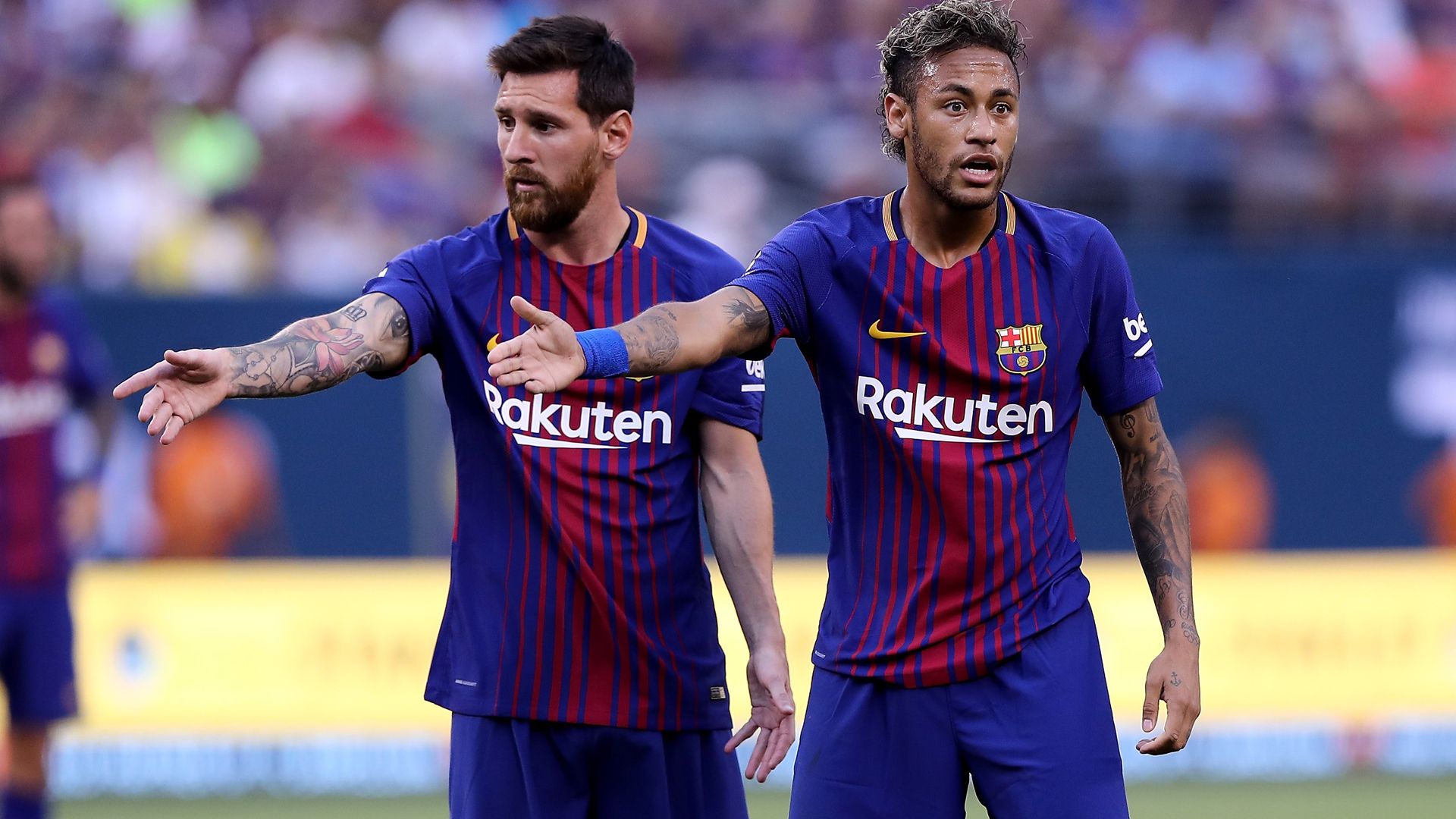 Messi To Thrive Without Neymar - Neymar And Messi - HD Wallpaper 