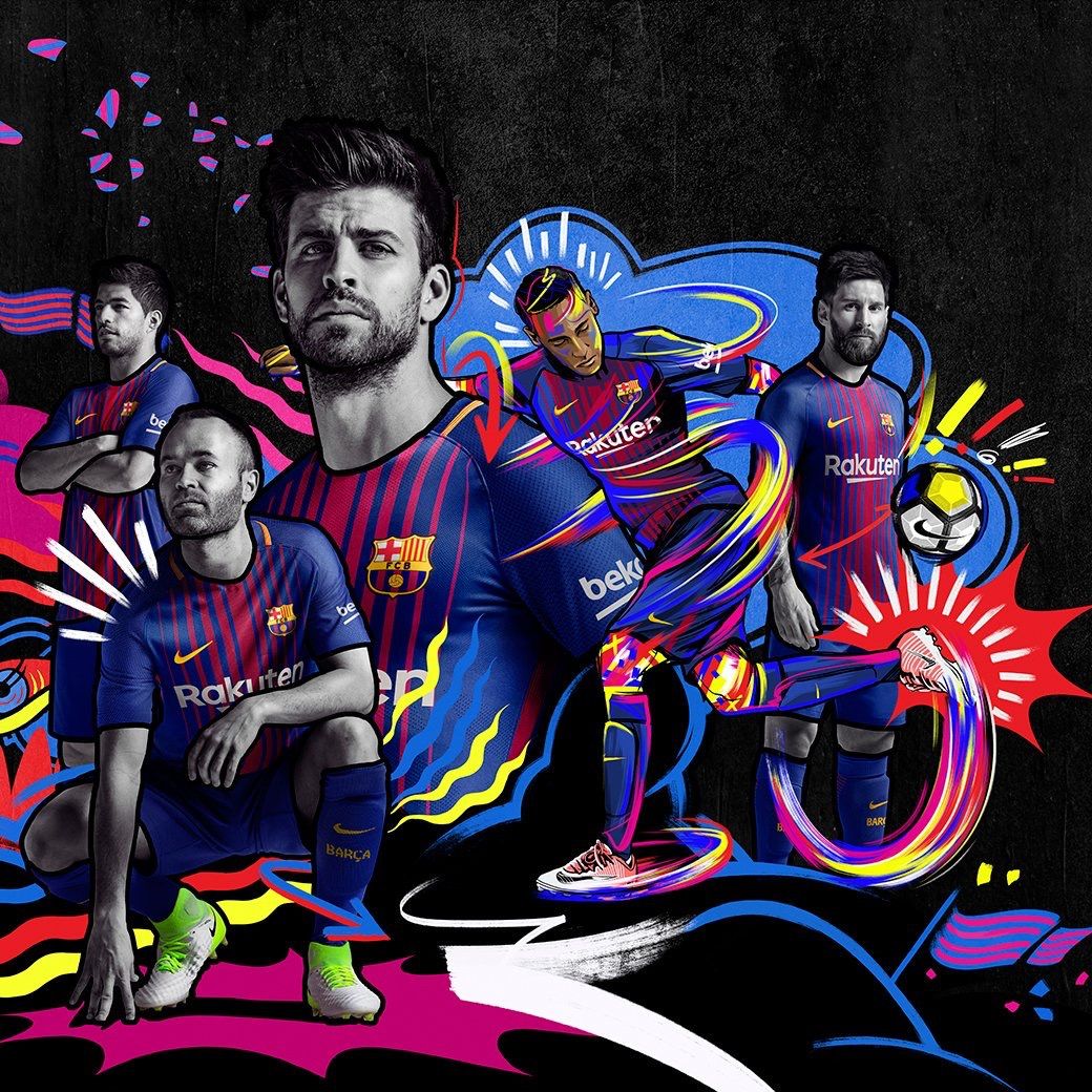 Fc Barcelona 2018 2019 - HD Wallpaper 