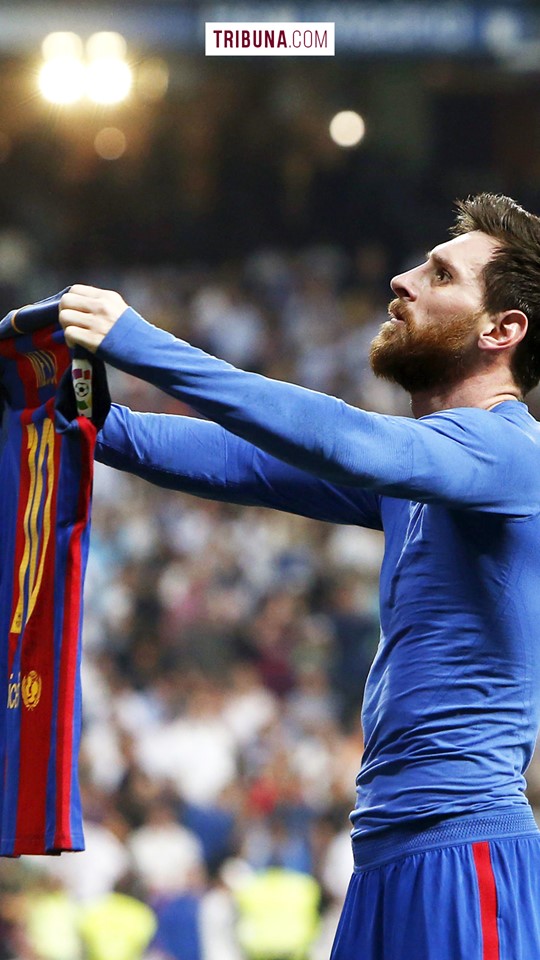 Leo Messi Skida Dres - HD Wallpaper 