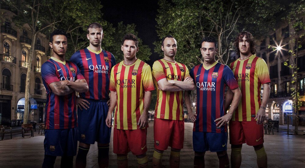 Barcelona 2013 14 Kit - HD Wallpaper 