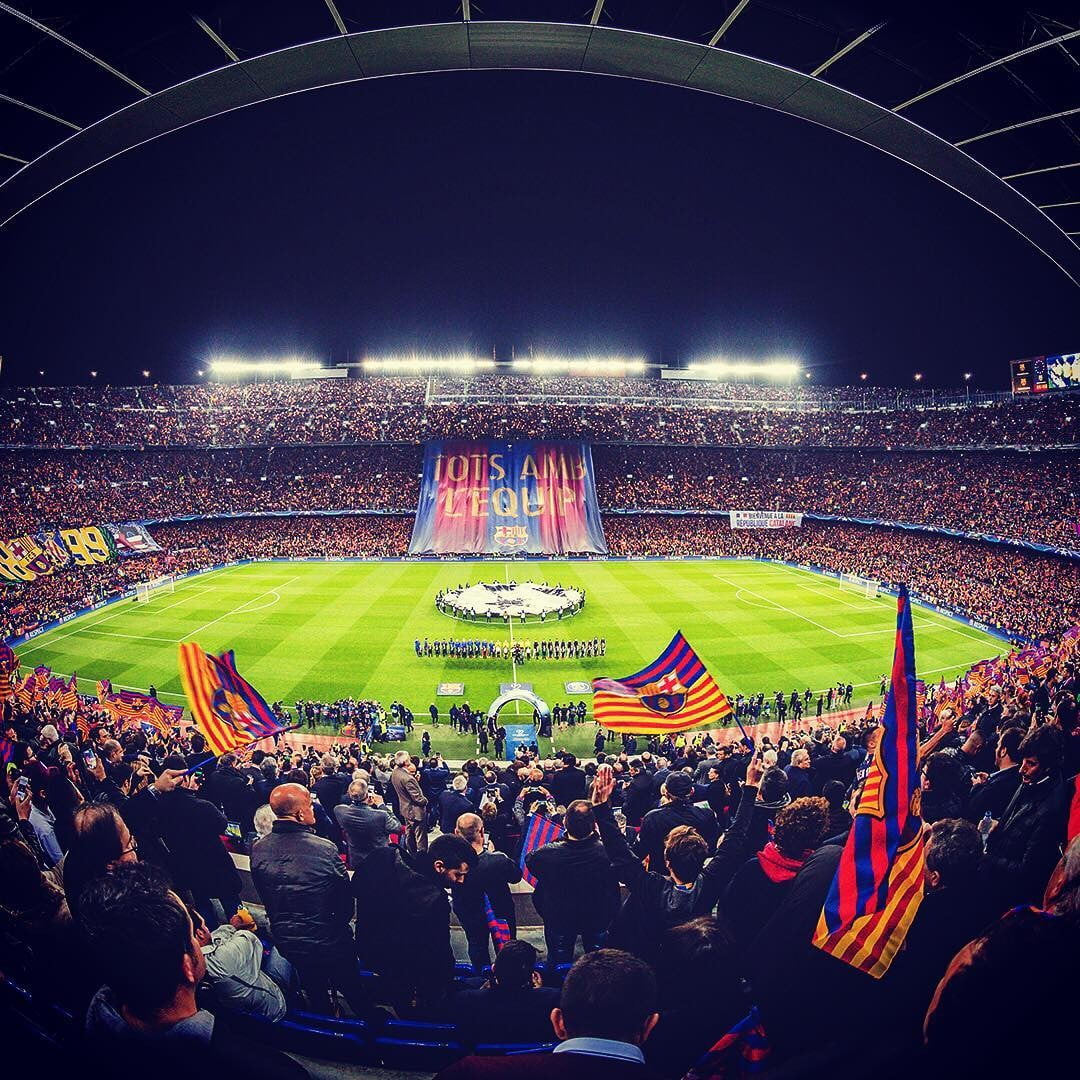Camp Nou Fans - HD Wallpaper 