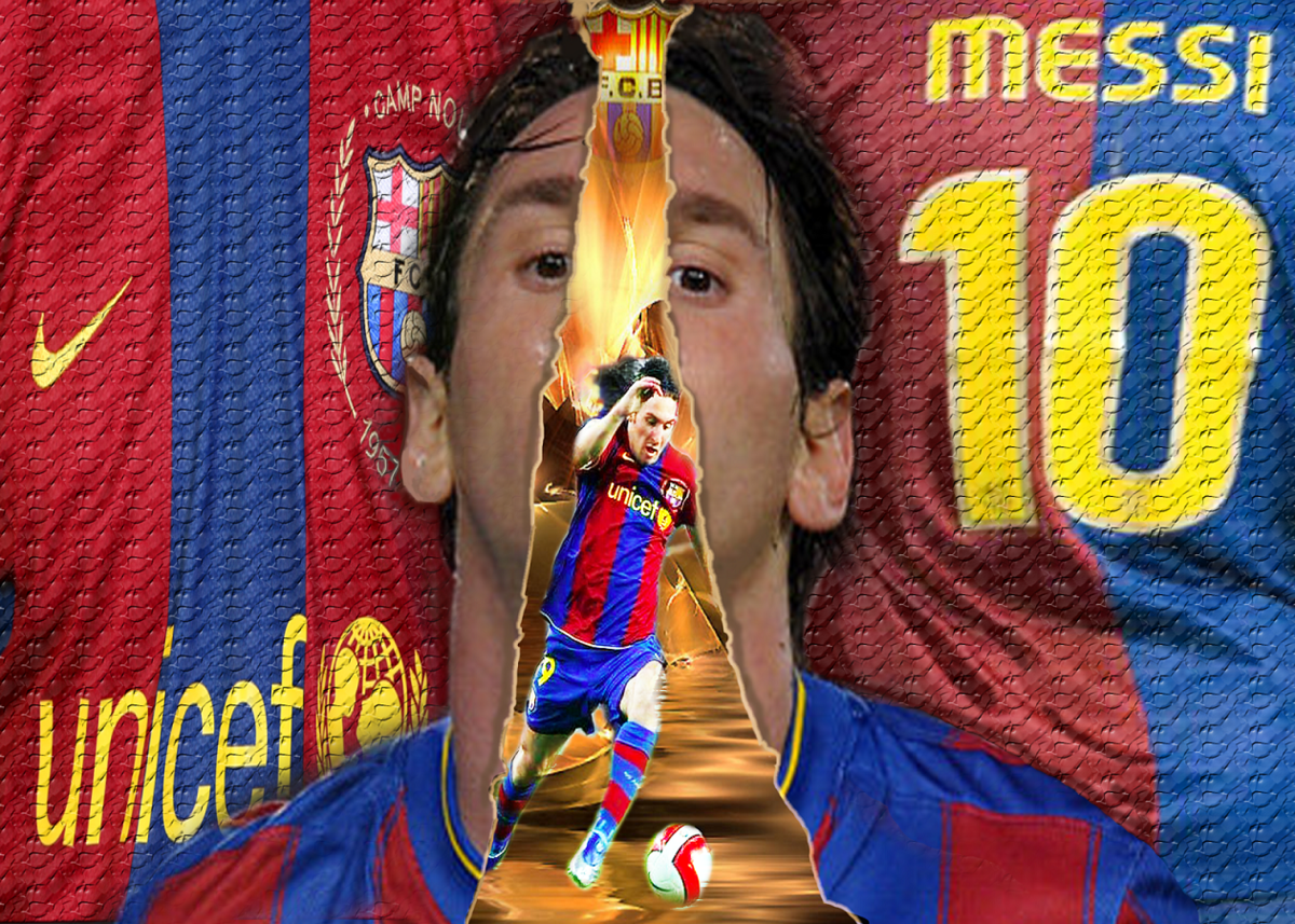 Lionel Messi Fc Barcelona Wallpaper - Lionel Messi - HD Wallpaper 