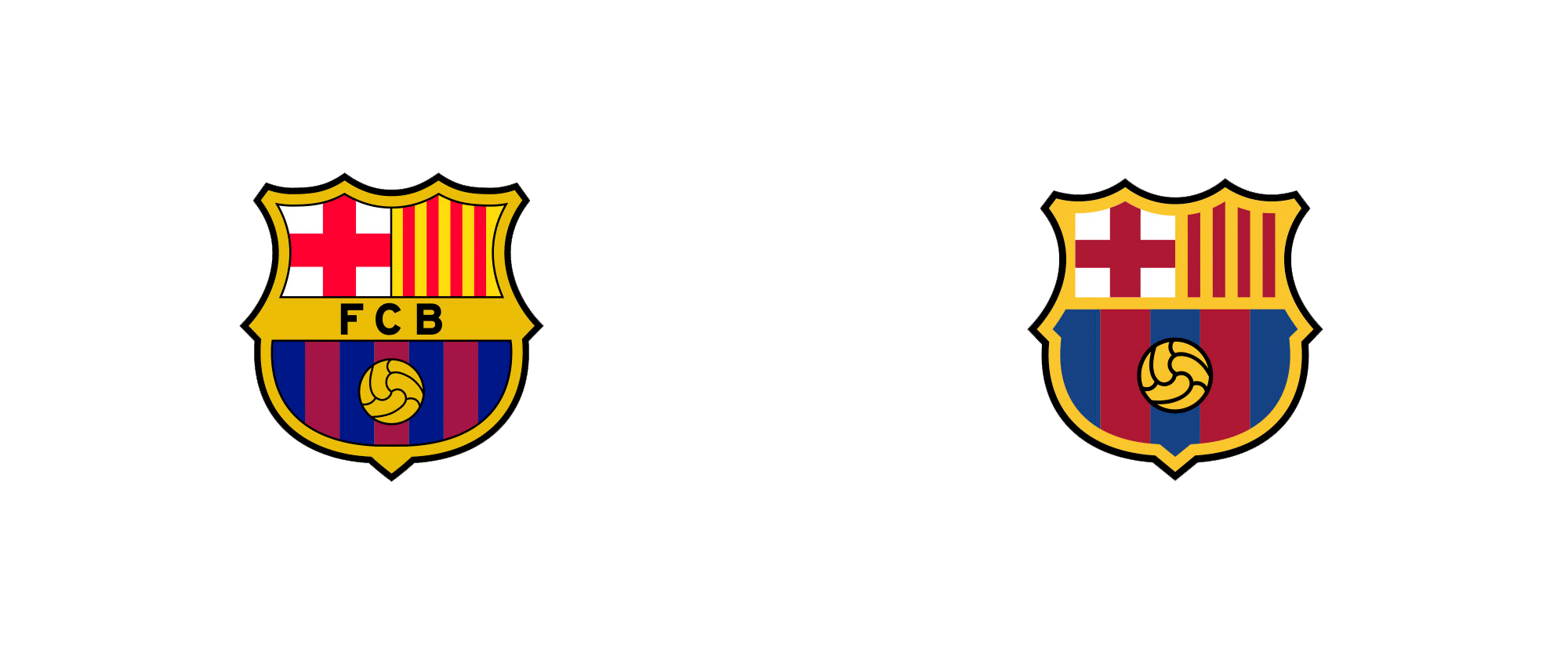 New Crest And Identity For Fc Barcelona By Summa - Fc Barcelona Logo Small - HD Wallpaper 