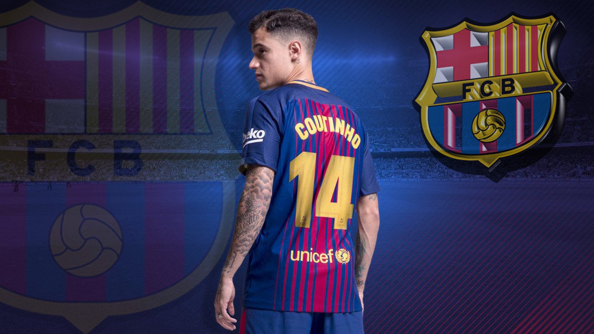 Coutinho Barcelona Wallpaper - Fc Barcelona - HD Wallpaper 