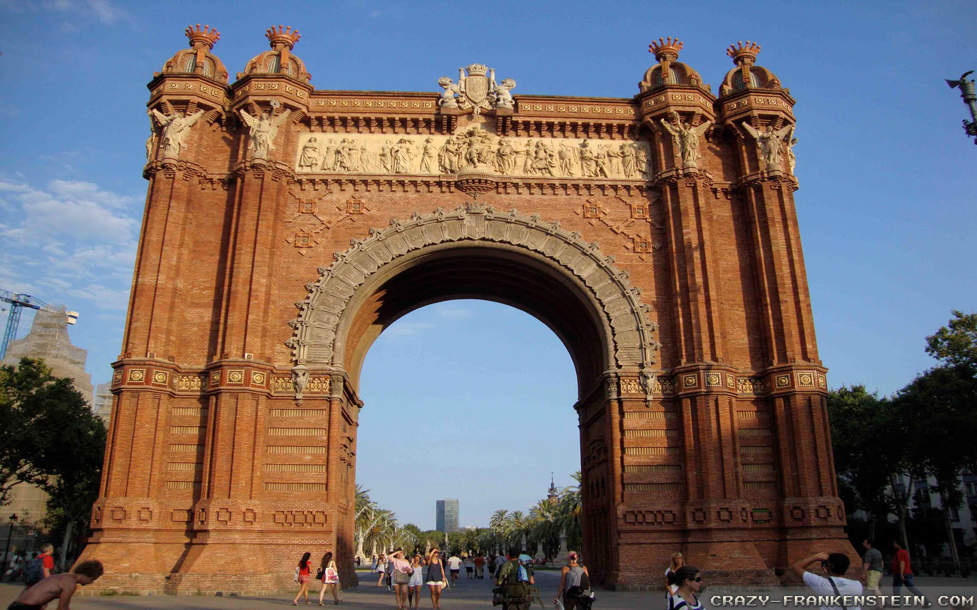 Arc De Triomf - HD Wallpaper 
