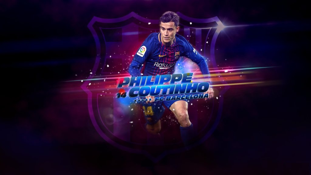 Philippe Coutinho Fc Barcelona Fc Barcelona Wallpapers - Pc Game - HD Wallpaper 