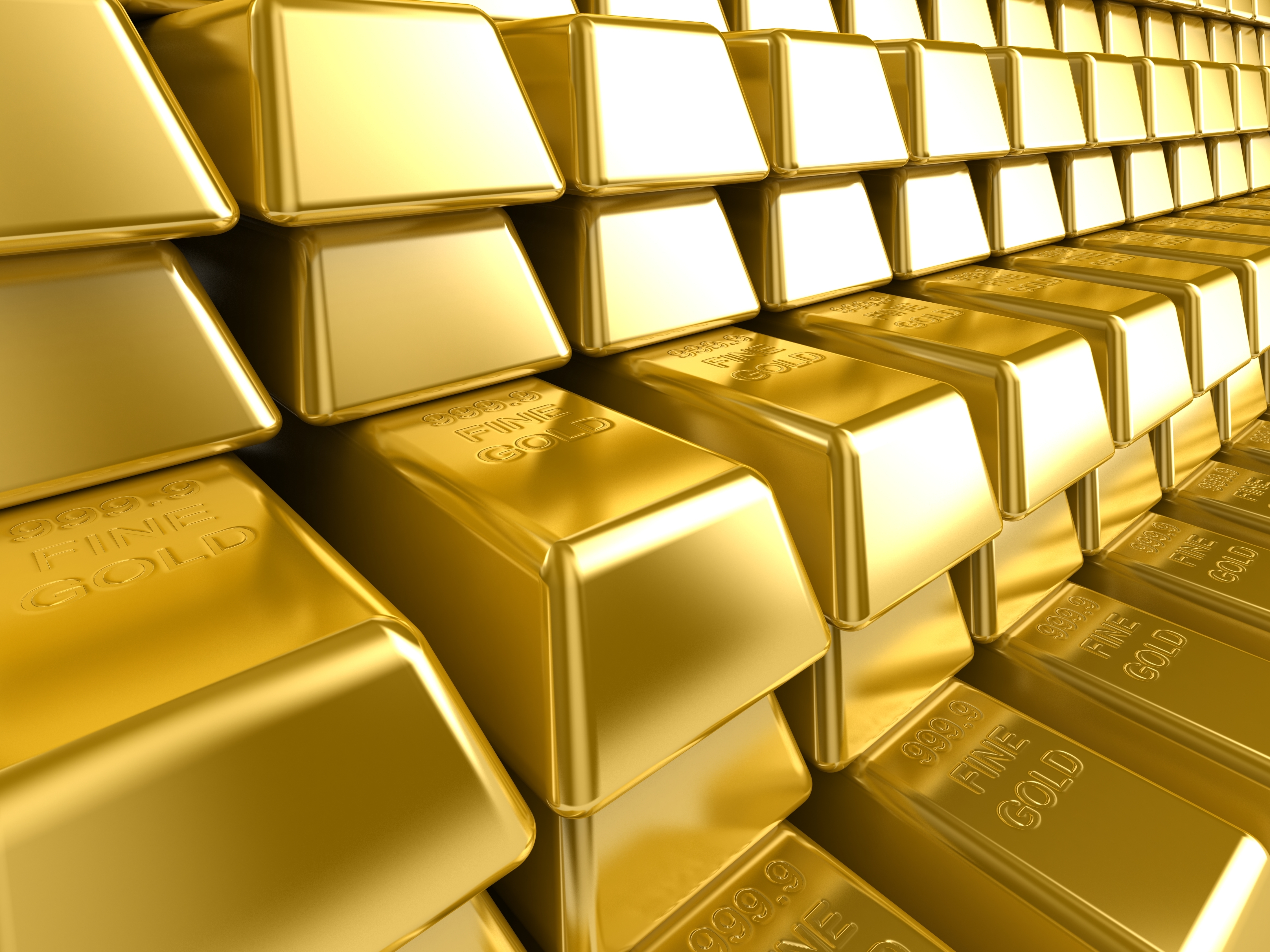 Gold Bars - HD Wallpaper 