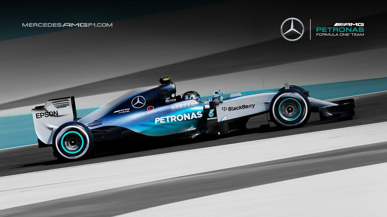 Mercedes F1 Car Background - 1600x900 Wallpaper 