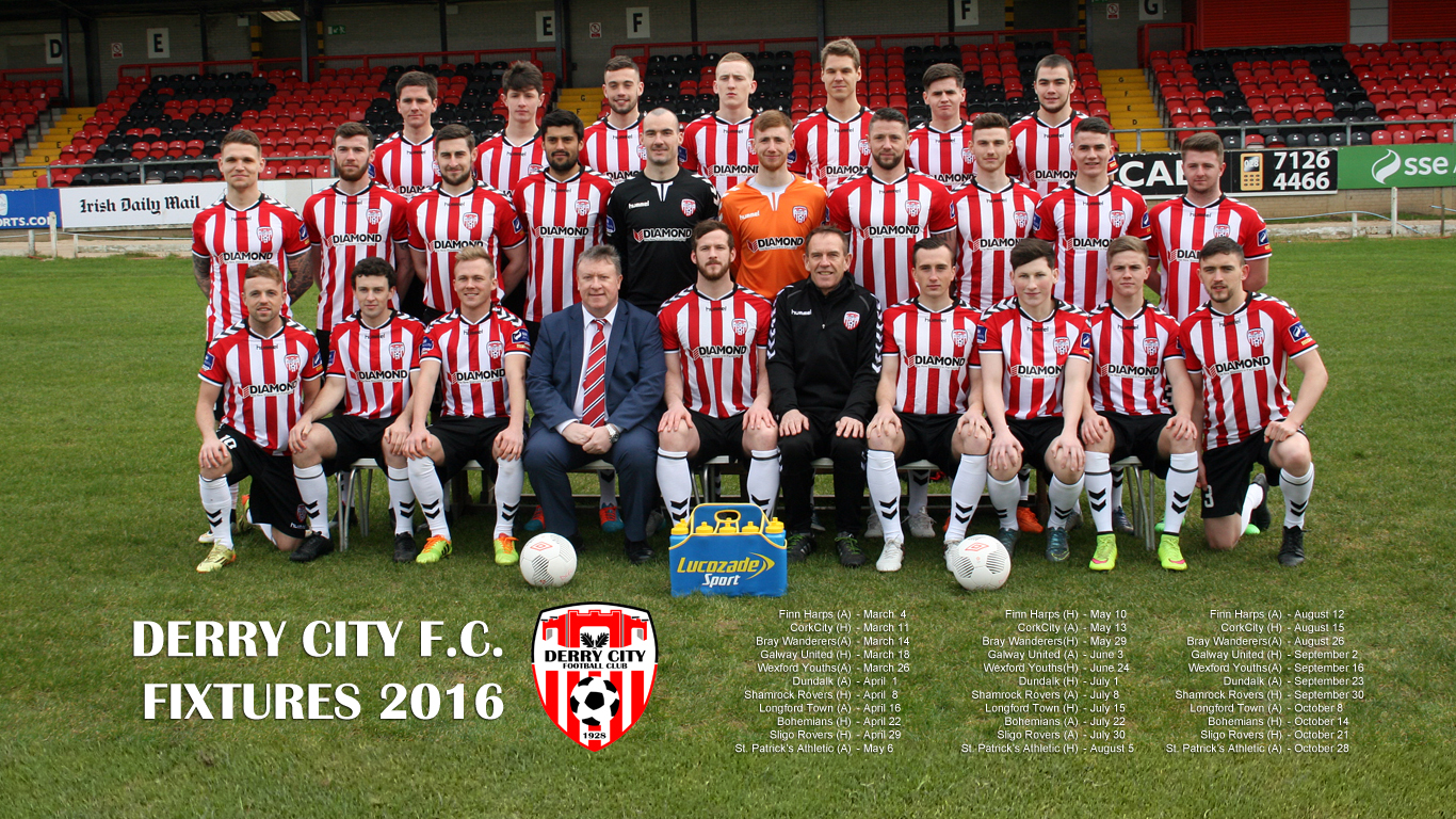 Derry City Fc Team - HD Wallpaper 