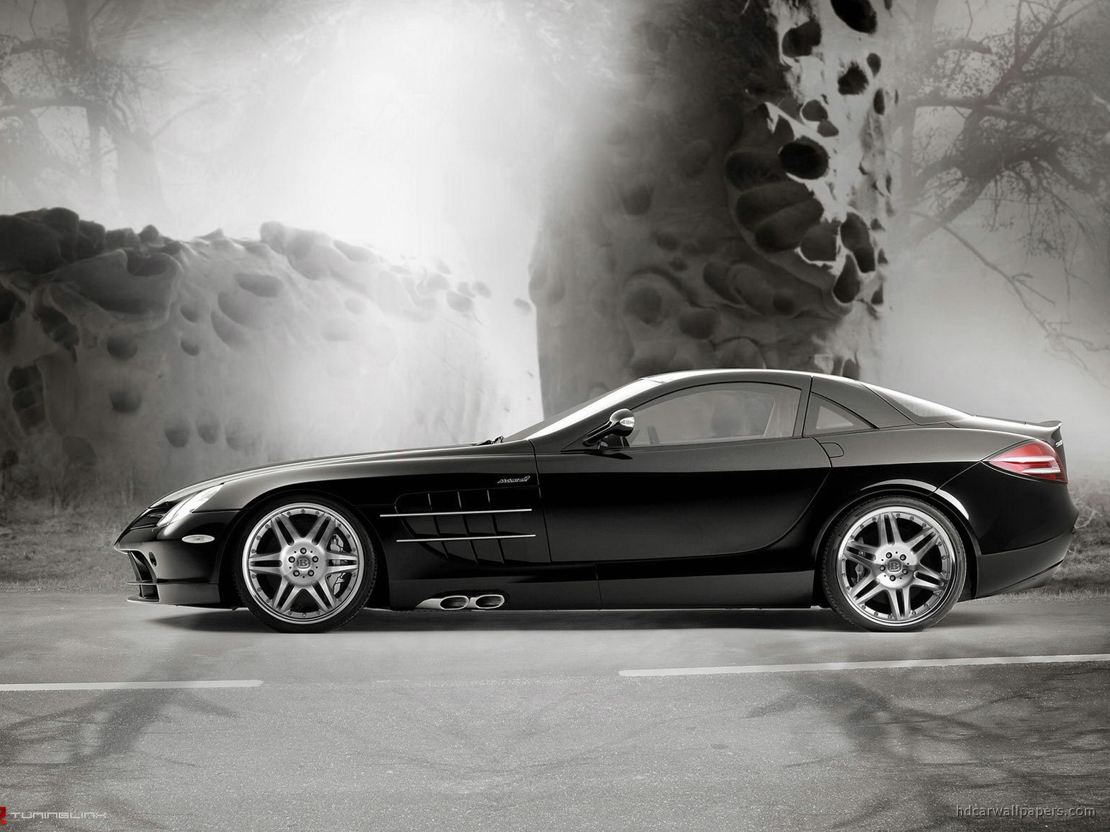 Mercedes Benz Slr Brabus - HD Wallpaper 