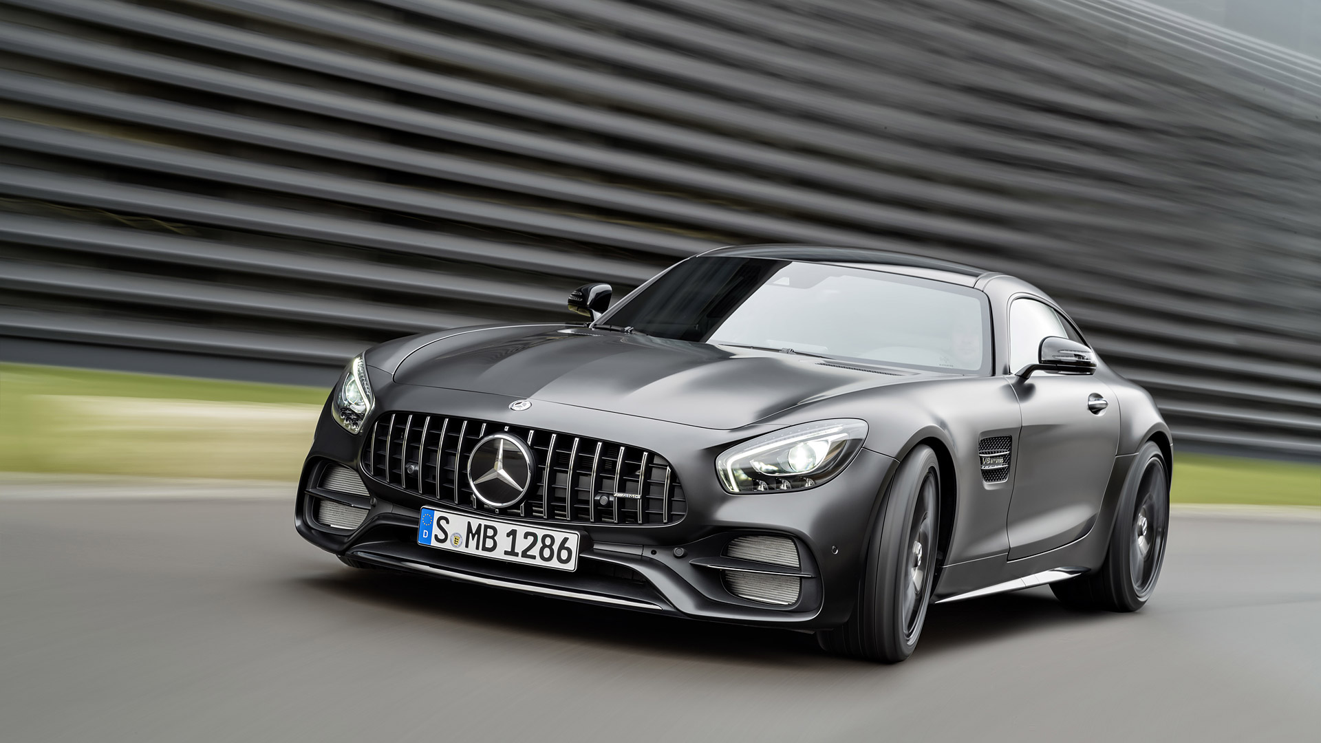 Mercedes Amg Gt 2018 - HD Wallpaper 