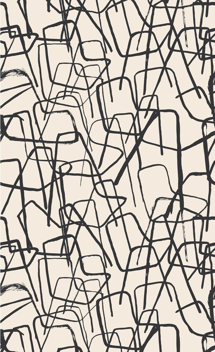 1080 Cadires Wallpaper Tres Tintas Barcelona Beige - Funky Wallpaper Designs - HD Wallpaper 