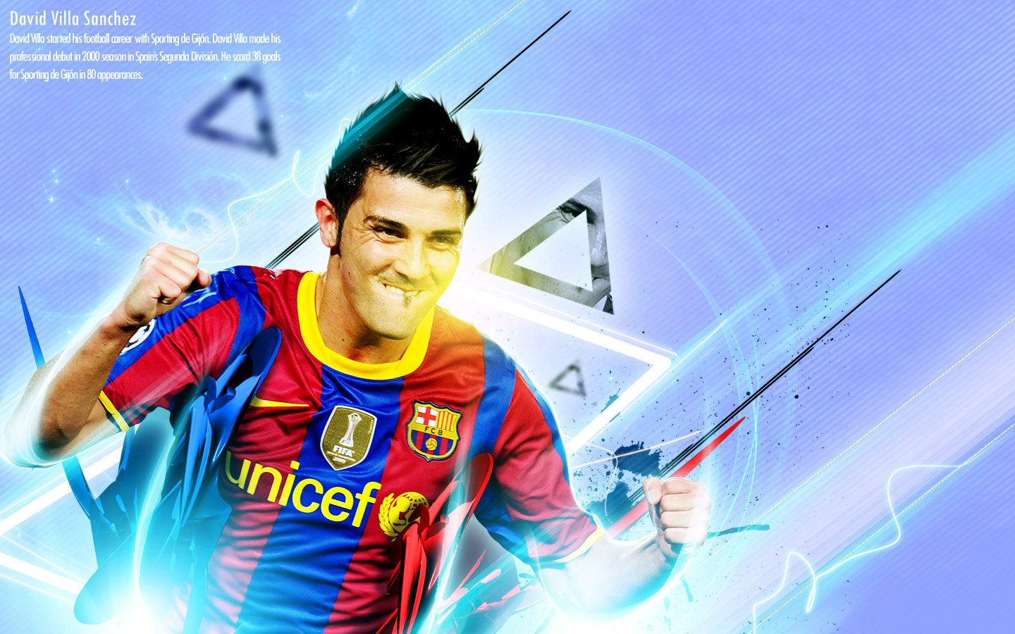 David Villa Fc Barcelona Wallpaper - Barcelona - HD Wallpaper 