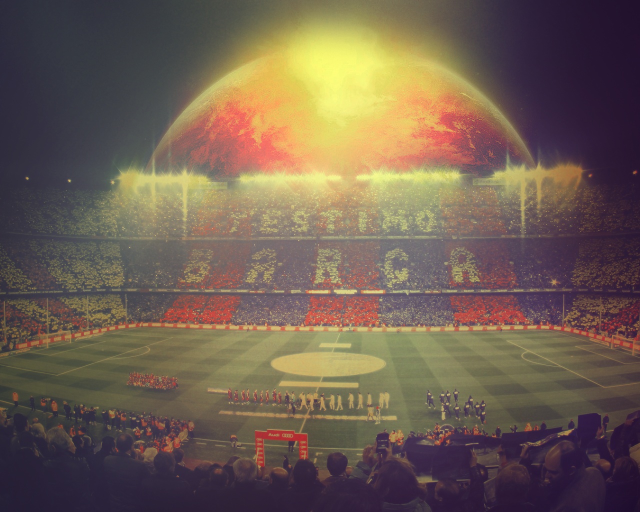 Camp Nou Full Hd - HD Wallpaper 