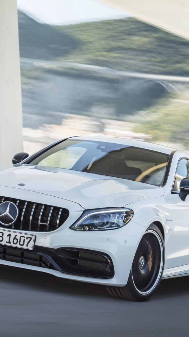 Mercedes Benz C63 S Amg Coupe 2019 Cars 4k New Mercedes C63 Amg 640x1138 Wallpaper Teahub Io