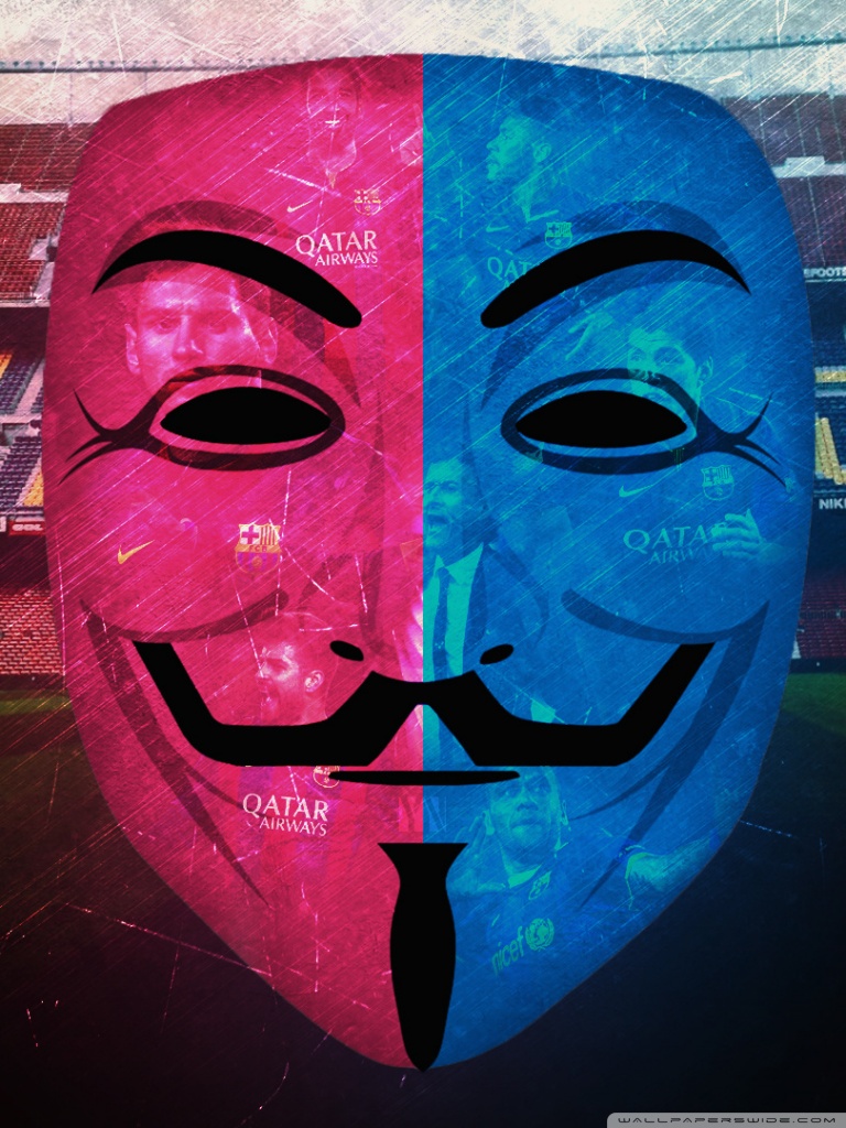 Guy Fawkes Mask - HD Wallpaper 