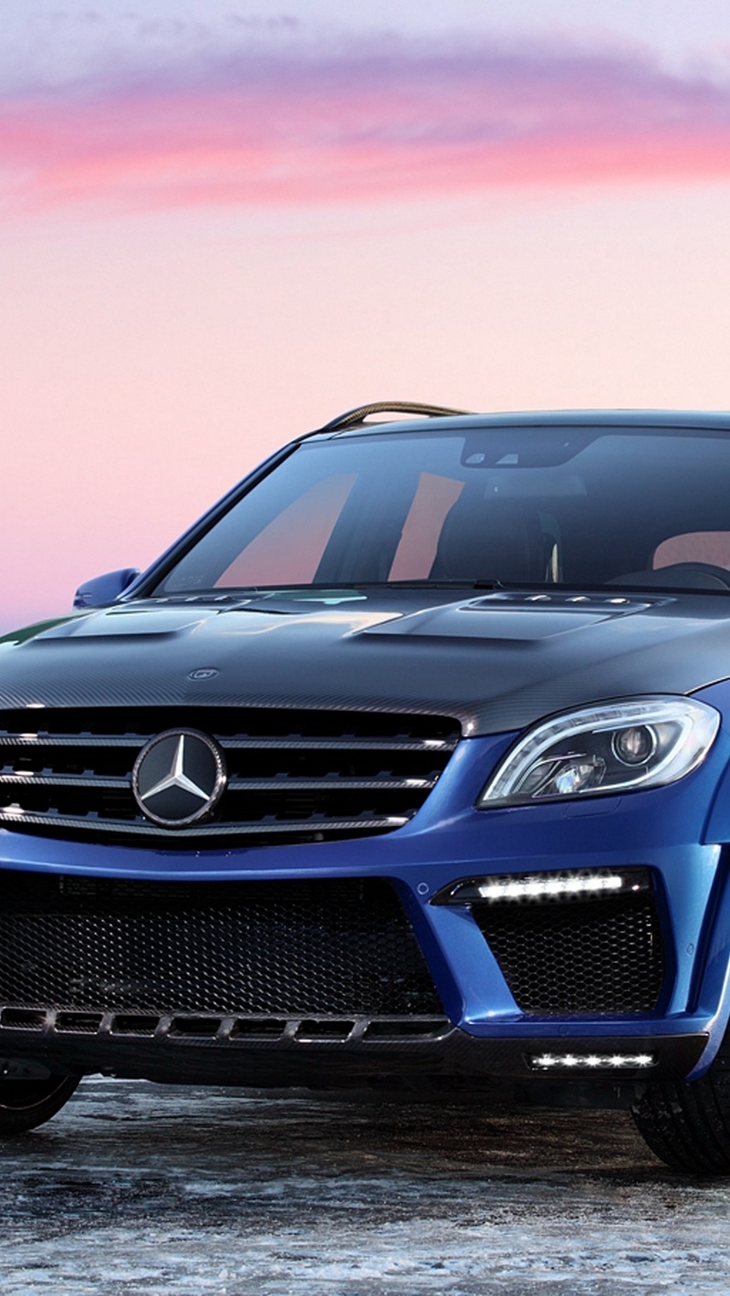 Wallpaper Mercedes Benz, Street, Cars - Mercedes Benz Blue Suv - HD Wallpaper 