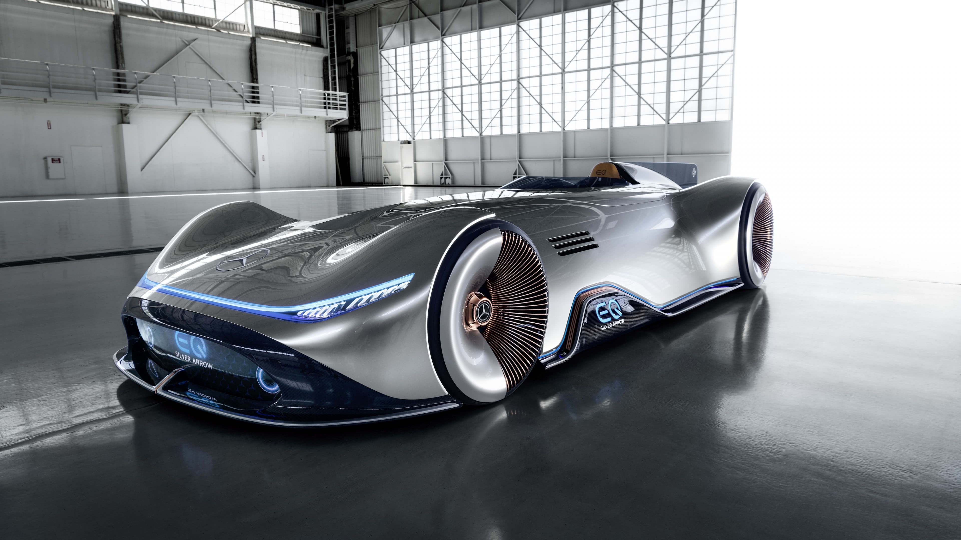 Mercedes Benz Vision Eq Silver Arrow Uhd 4k Wallpaper - Mercedes Eq Silver Arrow - HD Wallpaper 