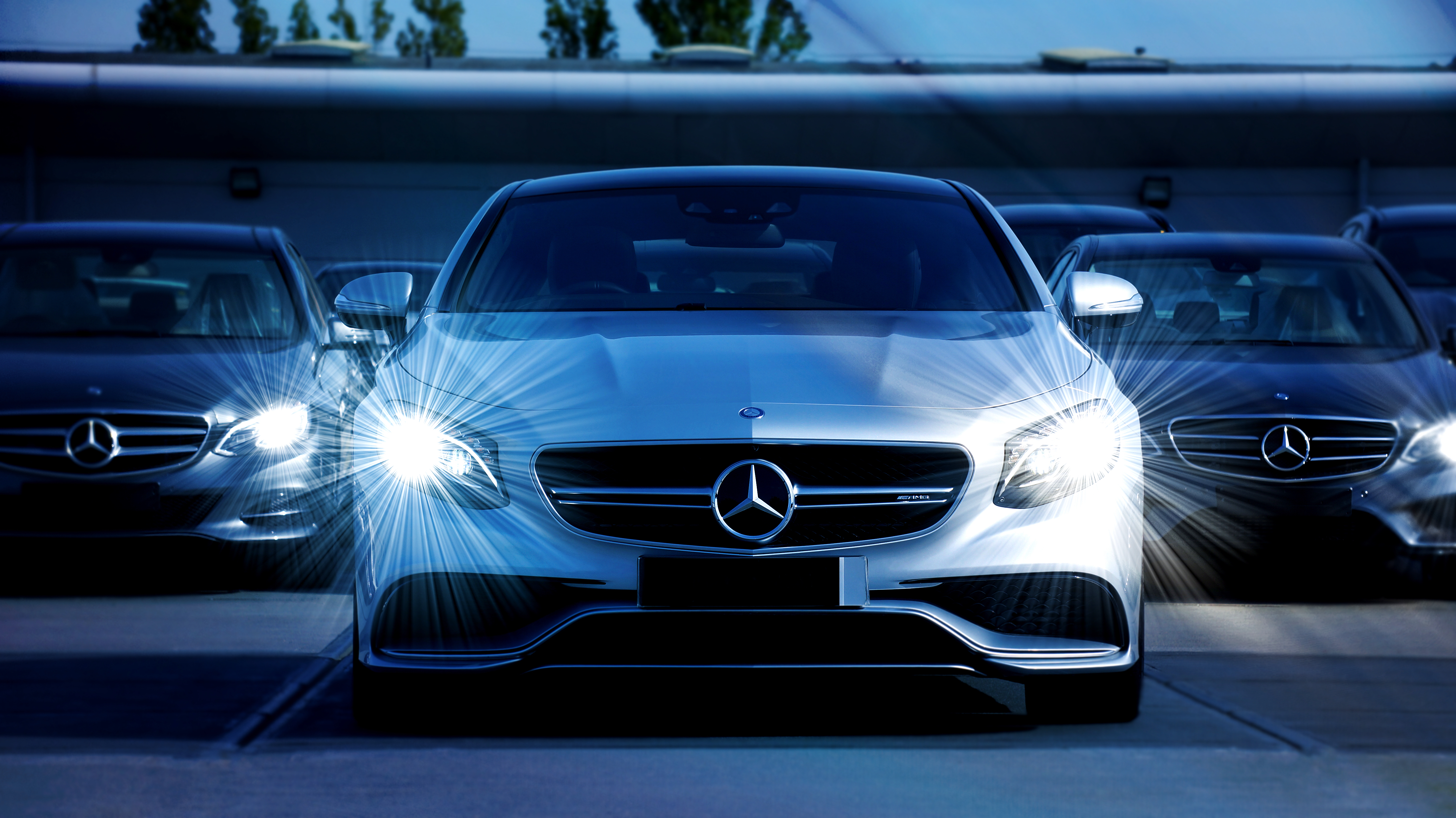 This Image Is About White Mercedes Benz Cars - Mercedes Benz - HD Wallpaper 