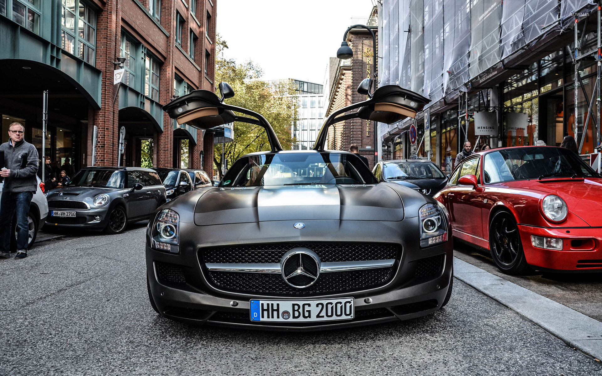 Mercedes Benz Sls - HD Wallpaper 