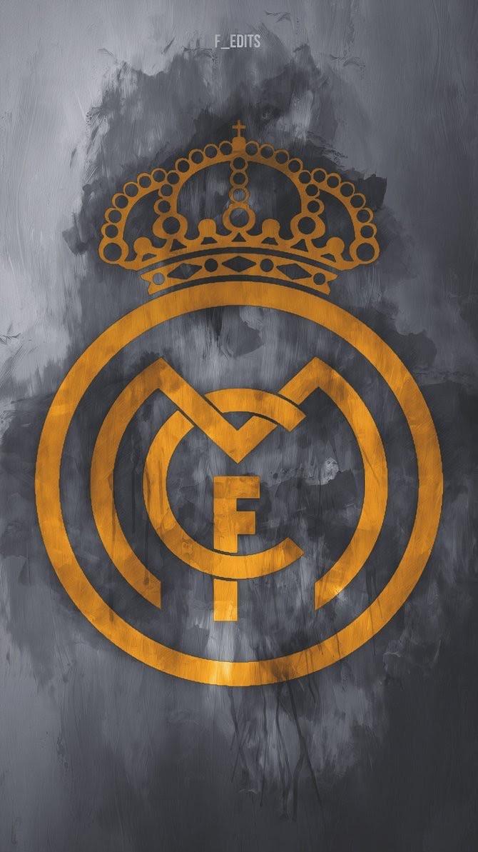 Real Madrid Logo Red - HD Wallpaper 