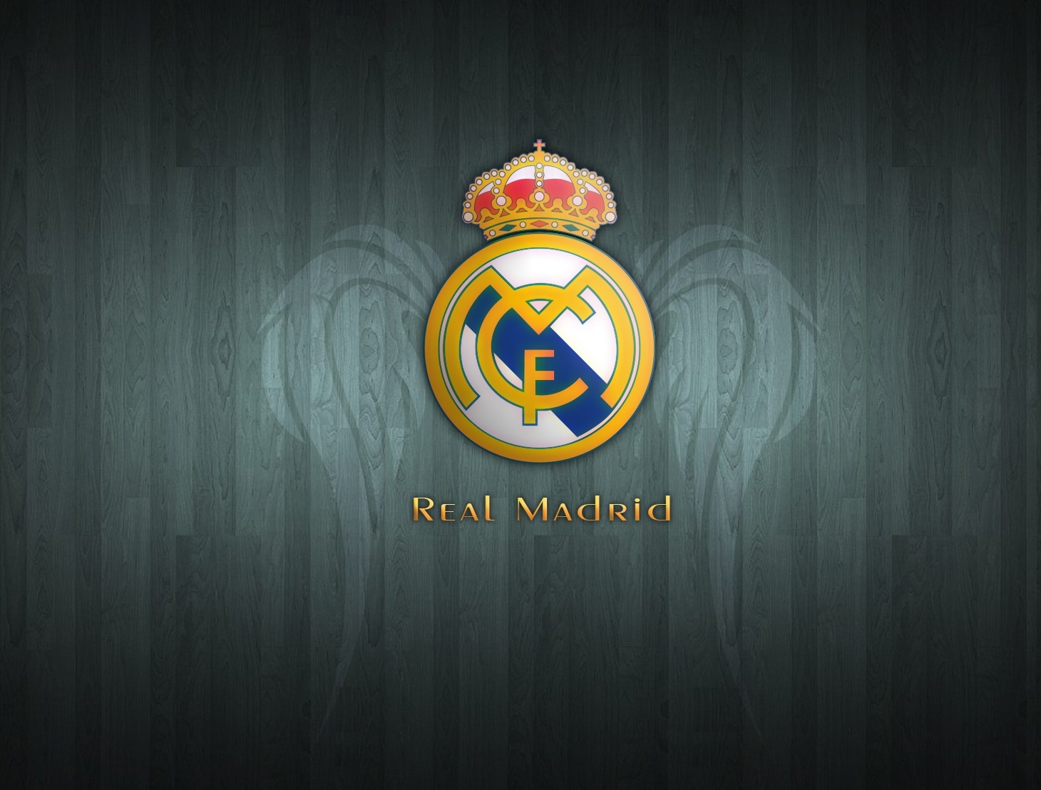 Cool Real Madrid Logo Wallpaper Desktop Wallpaper With - Background Do Real Madrid - HD Wallpaper 