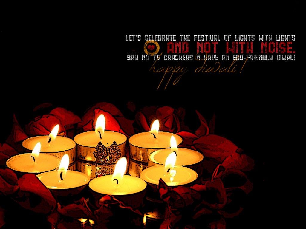 Diwali Is Festival Of Lights Not Sound - HD Wallpaper 