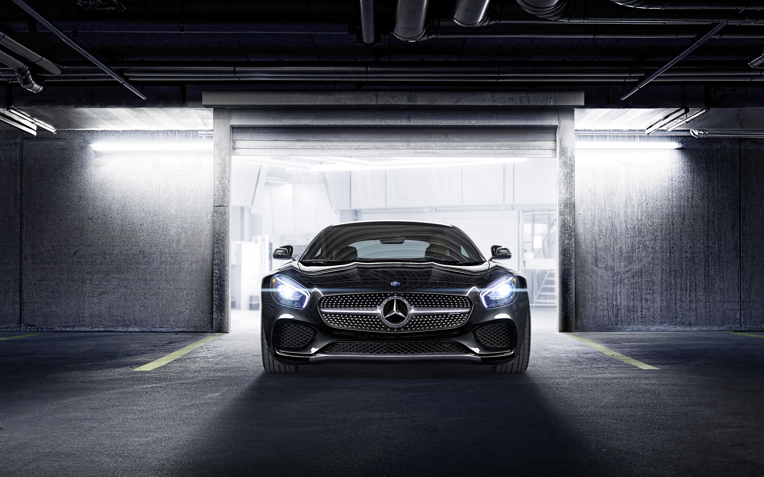 2016 Mercedes Amg Gt S Exterior - Amg Gt S Wallpaper Black - HD Wallpaper 