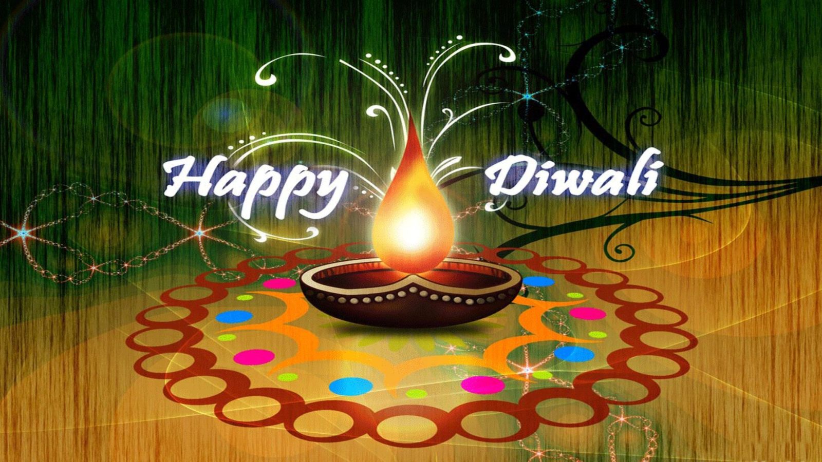 Beautiful New Happy Diwali - HD Wallpaper 