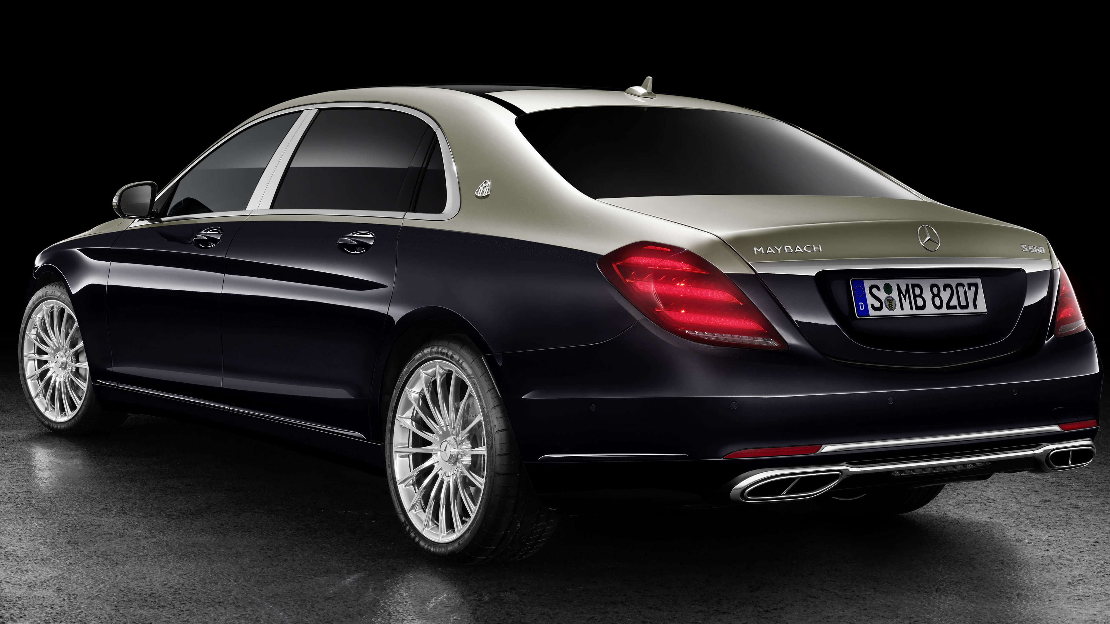 Mercedes Maybach S Class S560 Sedan Rear Uhd 4k Wallpaper - Mercedes Benz Maybach 2019 - HD Wallpaper 