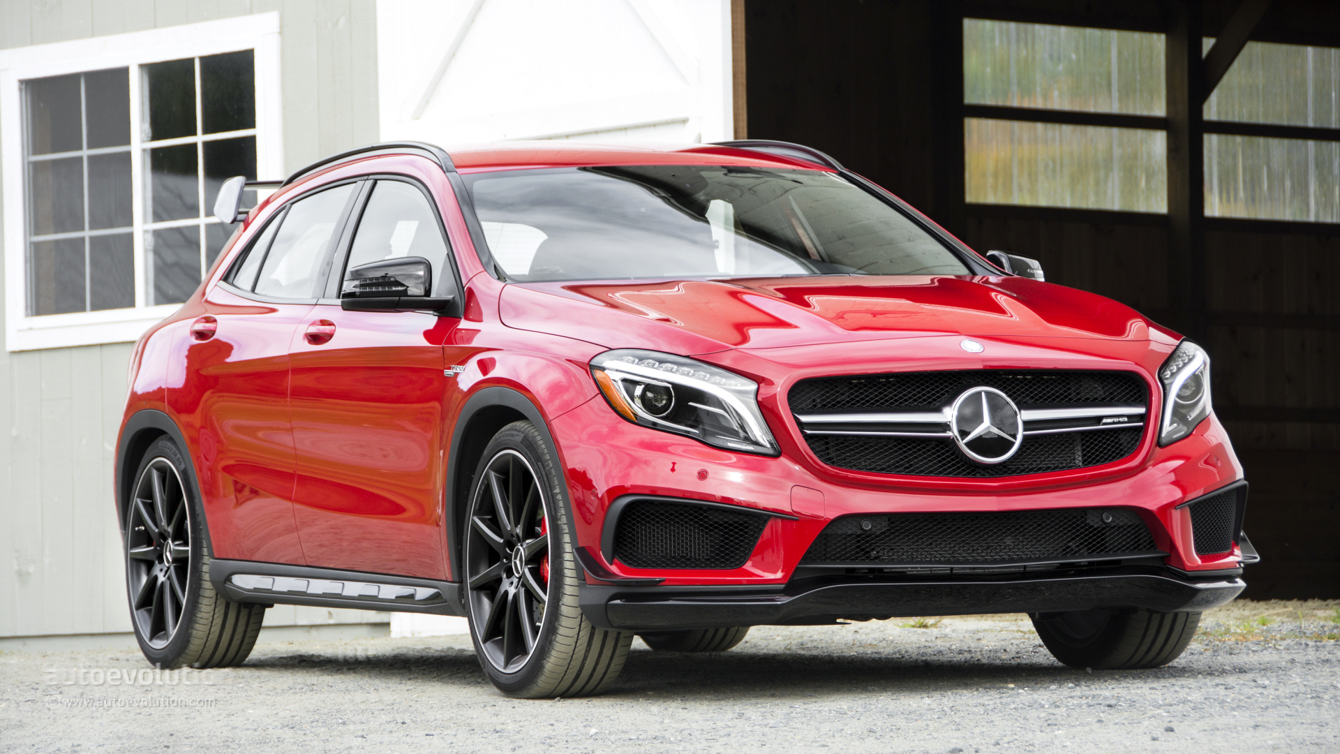 2015 Mercedes Gla 250 Red - HD Wallpaper 